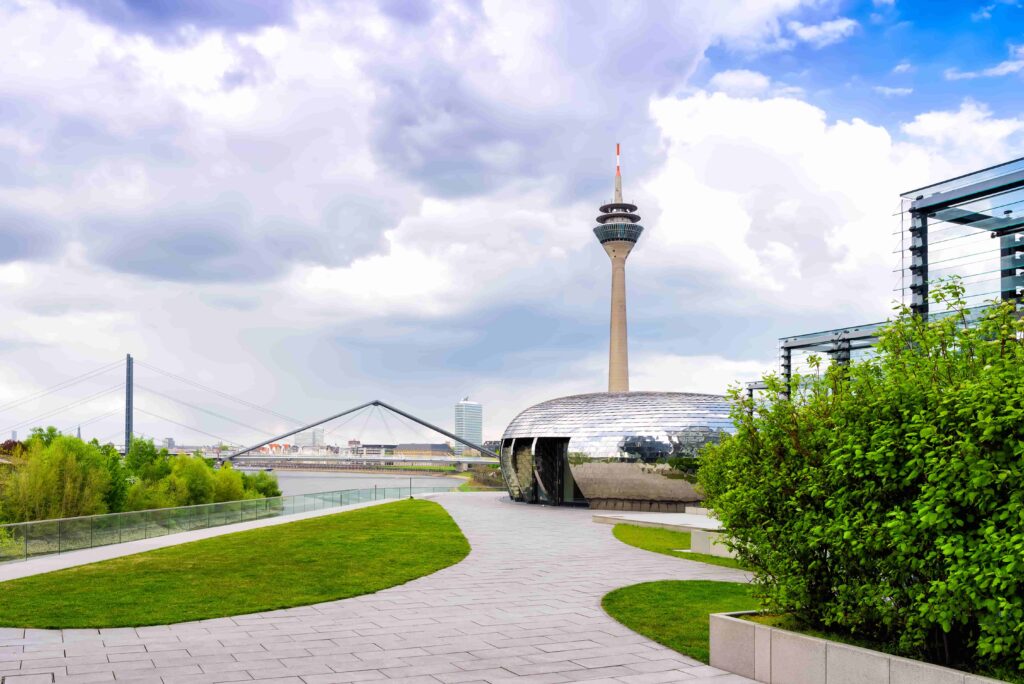 Dusseldorf stad panorama